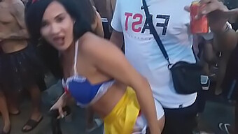 Uitați-Vă Cum Bianca Das Neves Se Confruntă Cu Un Fan Într-O Orgie Sălbatică